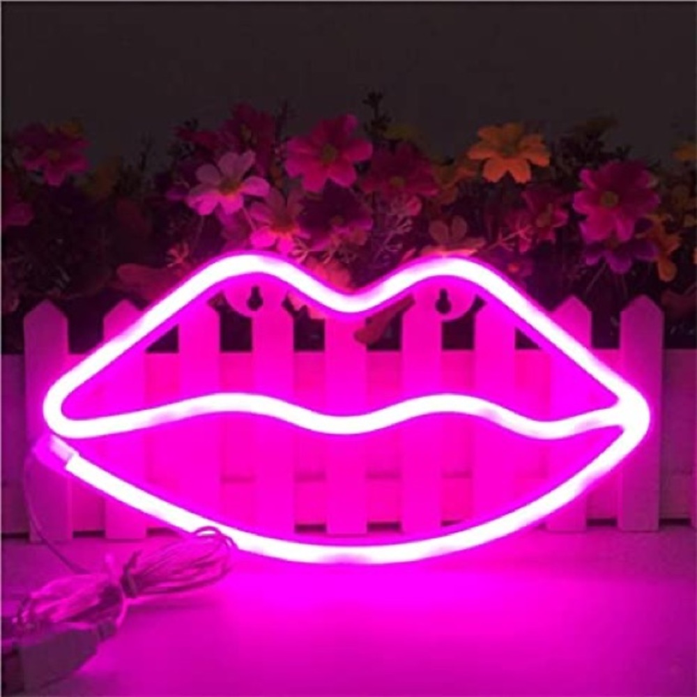Neon Lip sign